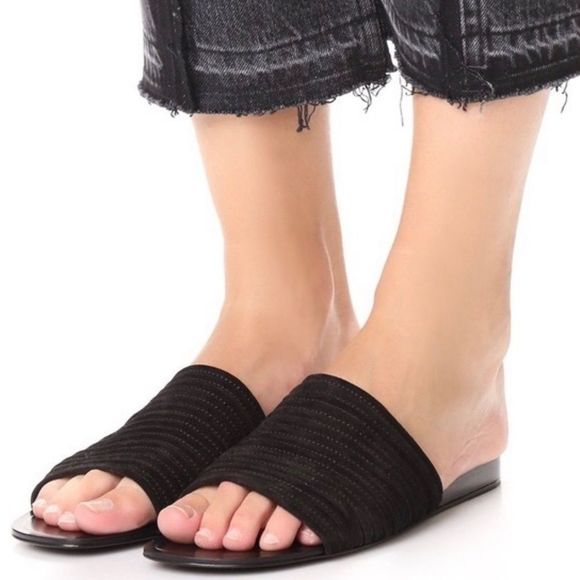 NIB $295 rag & bone | Cameron | Suede Sandals in Camel 10 | Fit Like 8.5 - Picture 11 of 13